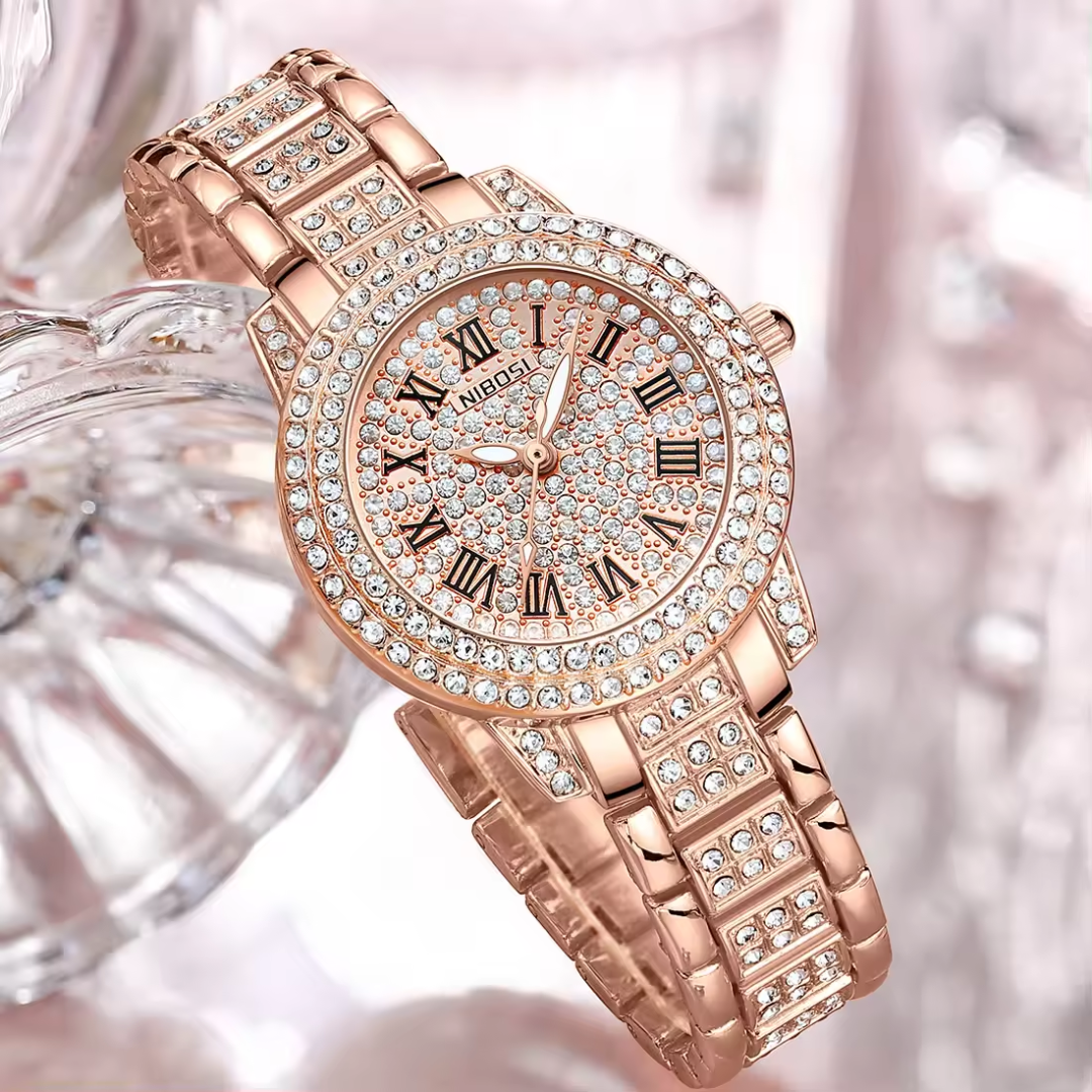 Reloj de Lujo Cristal Diamante | Brilla con cada movimiento