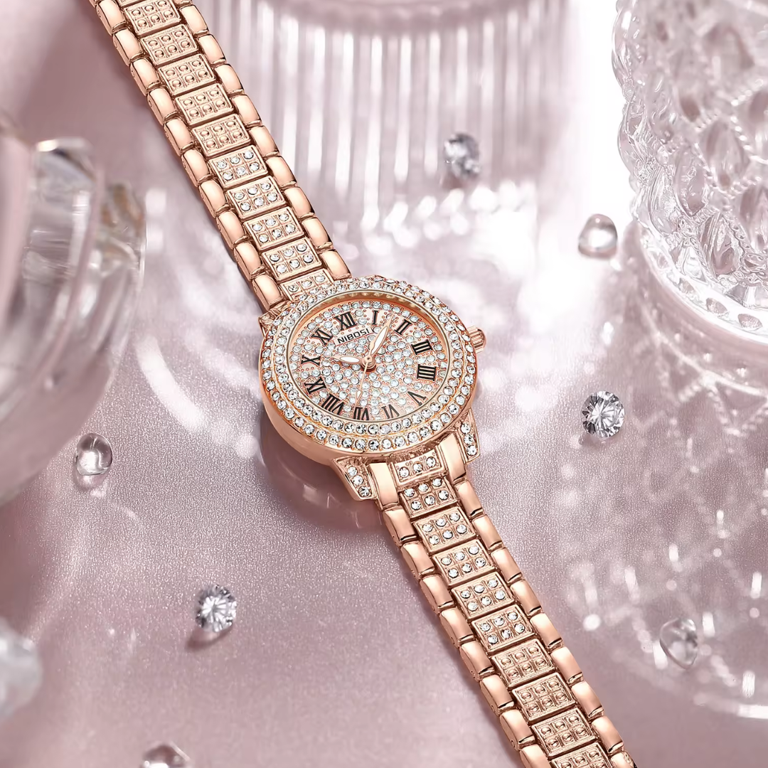 Reloj de Lujo Cristal Diamante | Brilla con cada movimiento